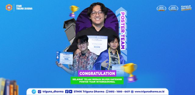 PEROLEHAN SILVER KATEGORI POSTER TEAM INTERNASIONAL