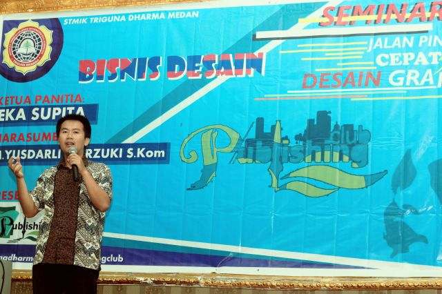 Seminar Jalan Pintas Cepat Mahir Desain Grafis oleh STMIK Triguna Dharma
