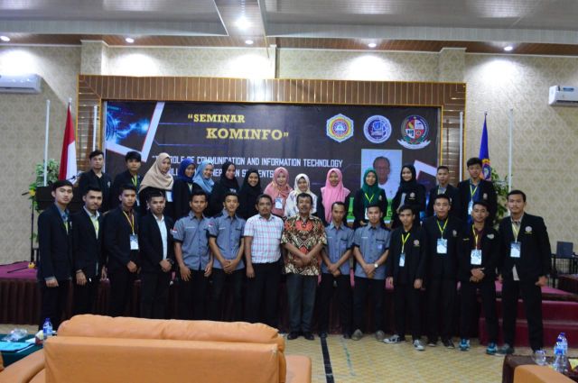 SEMINAR PERANAN KOMINFO UNTUK MAHASISWA DI ERA MILENIAL OLEH HIMASKOM